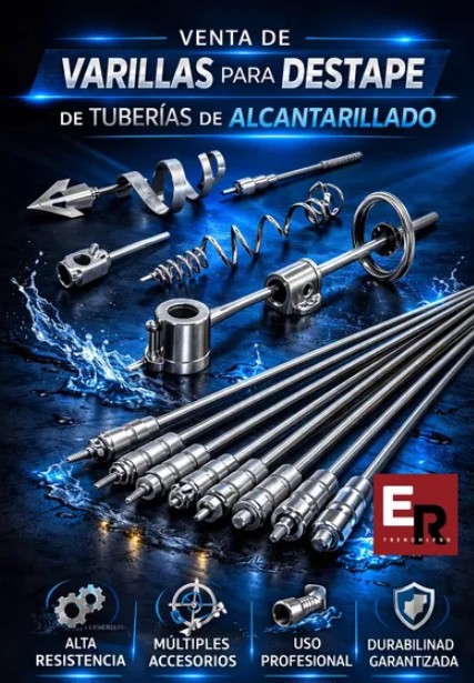 Varillas Destape Tuberías